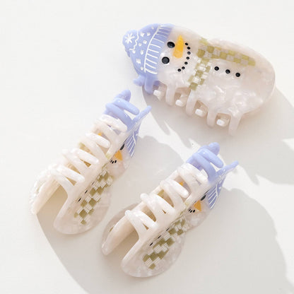 Snowman | Holiday Claw Clip