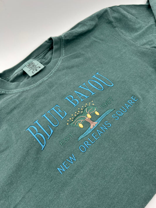 Blue Bayou Embroidered Tee