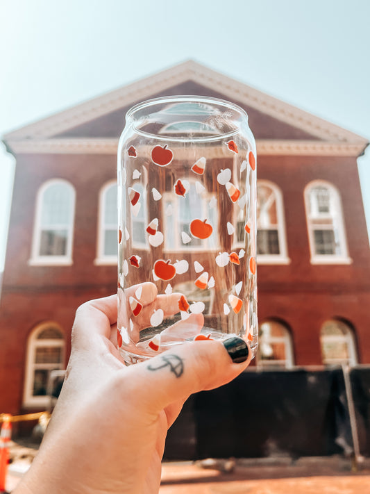 Fall Vibes Glass Can