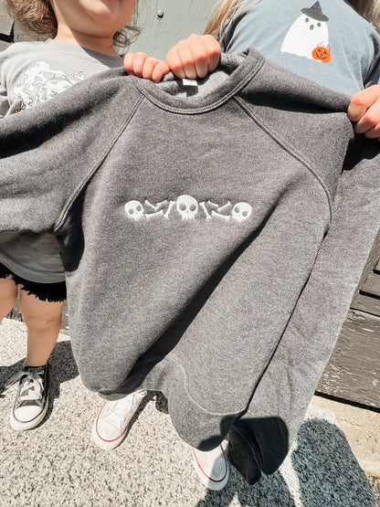 Skelly Glow In the Dark Crewneck (Toddler/Youth)