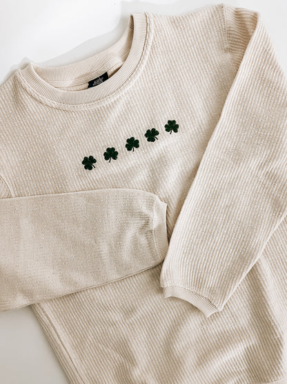 Shamrock Corduroy Crewneck