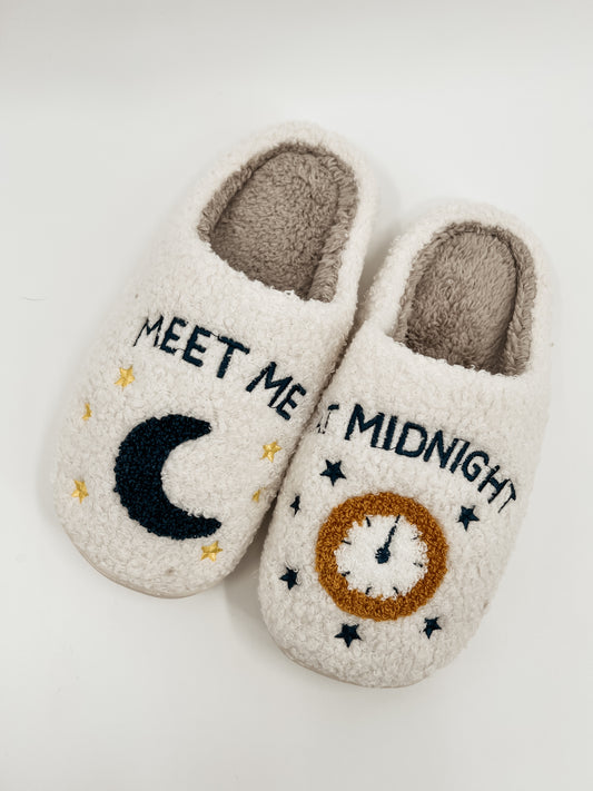 Meet Me At Midnight Slippers