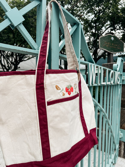 Farmer's Market Tote (Maroon)