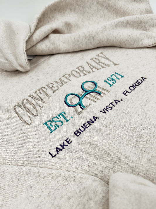 Contemporary Embroidered Crewneck