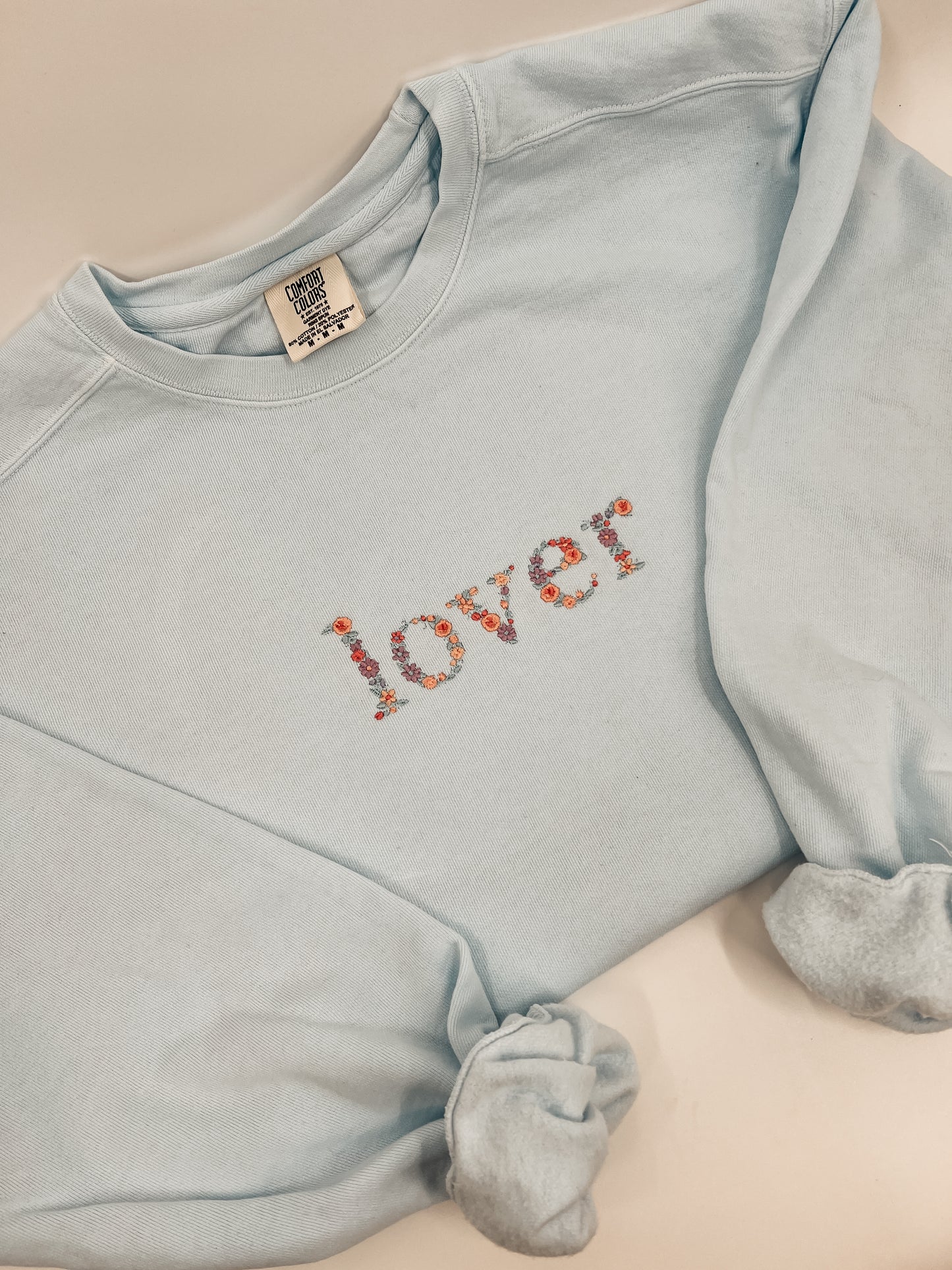 Lover Embroidered Crewneck