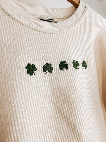 Shamrock Corduroy Crewneck
