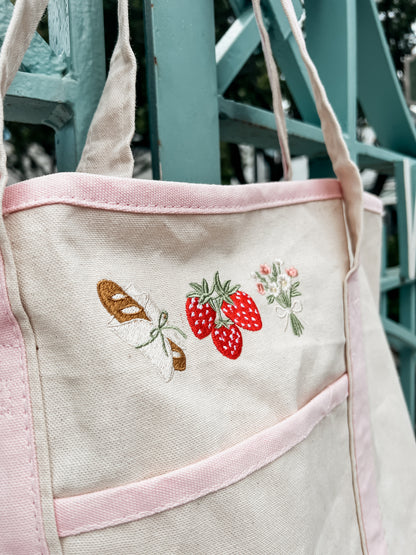 Farmer's Market Tote (Pink)