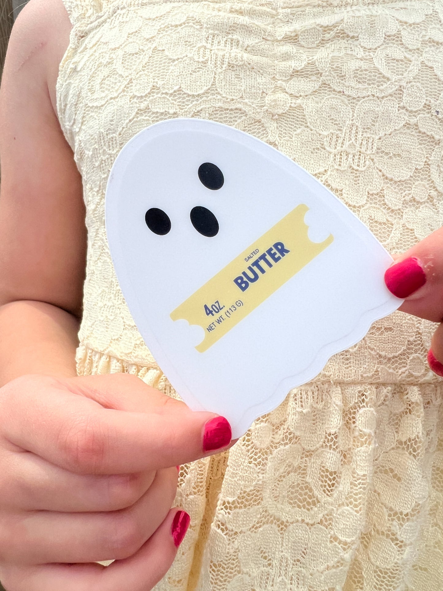 Butter Boo Sticker