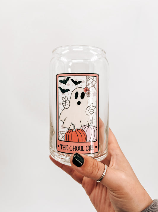 Ghoul Girl Tarot Glass Can