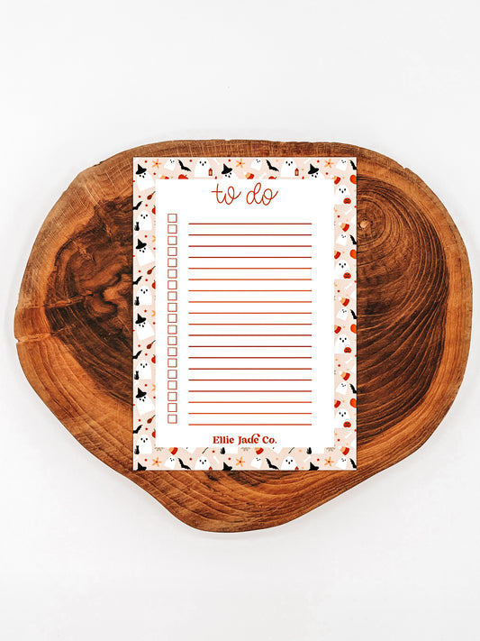 Here For The Boos To-Do Checklist Notepad