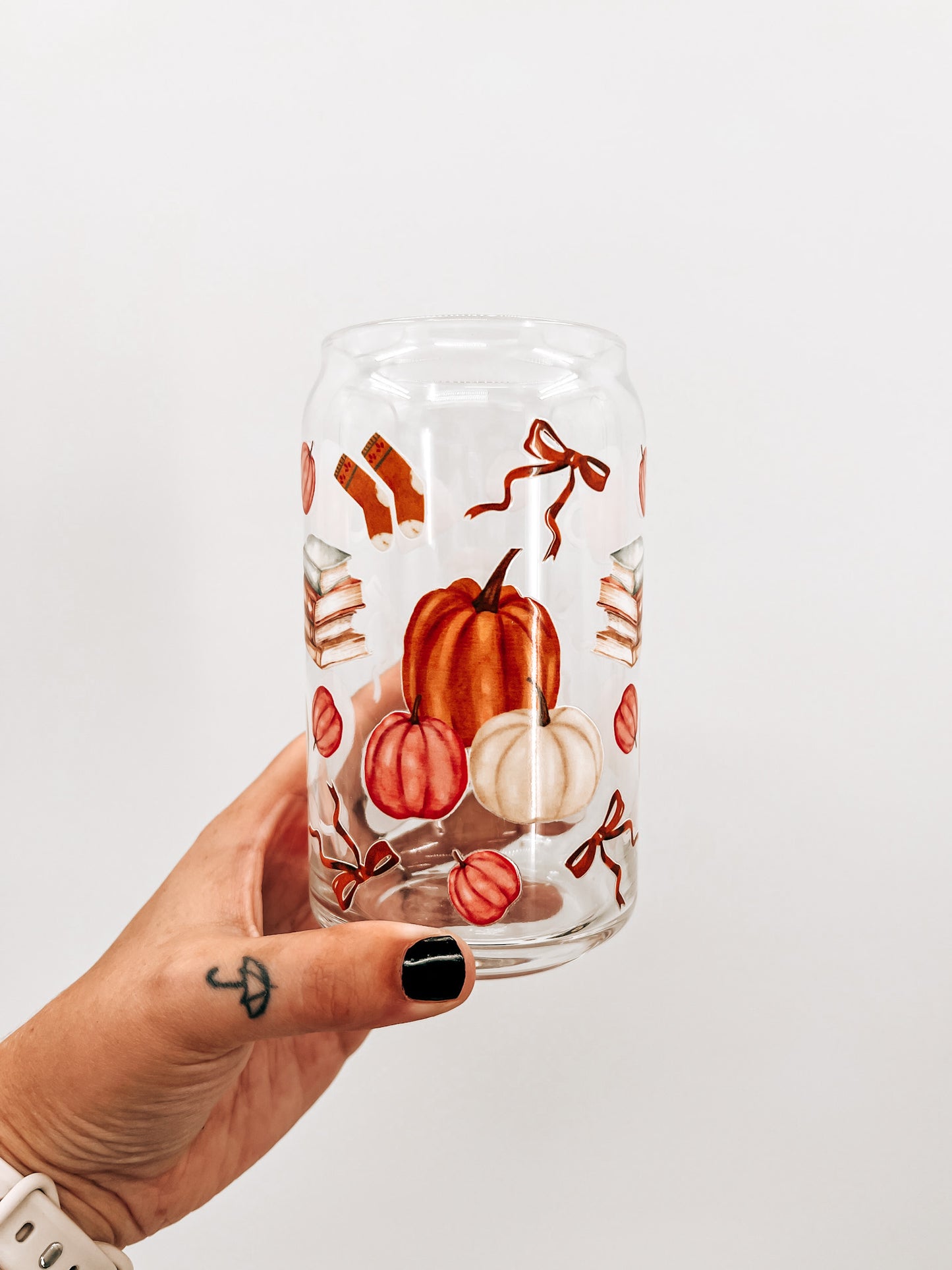 Cozy Season Glass Can