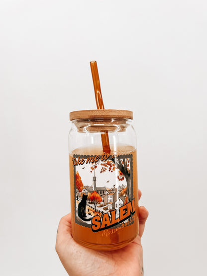 Take Me To Salem Glass Can