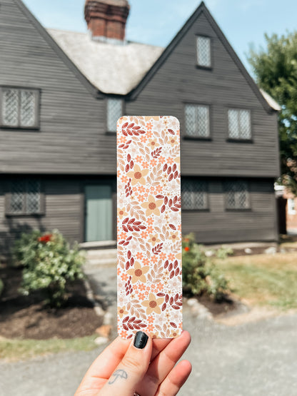 Fall Floral Bookmark