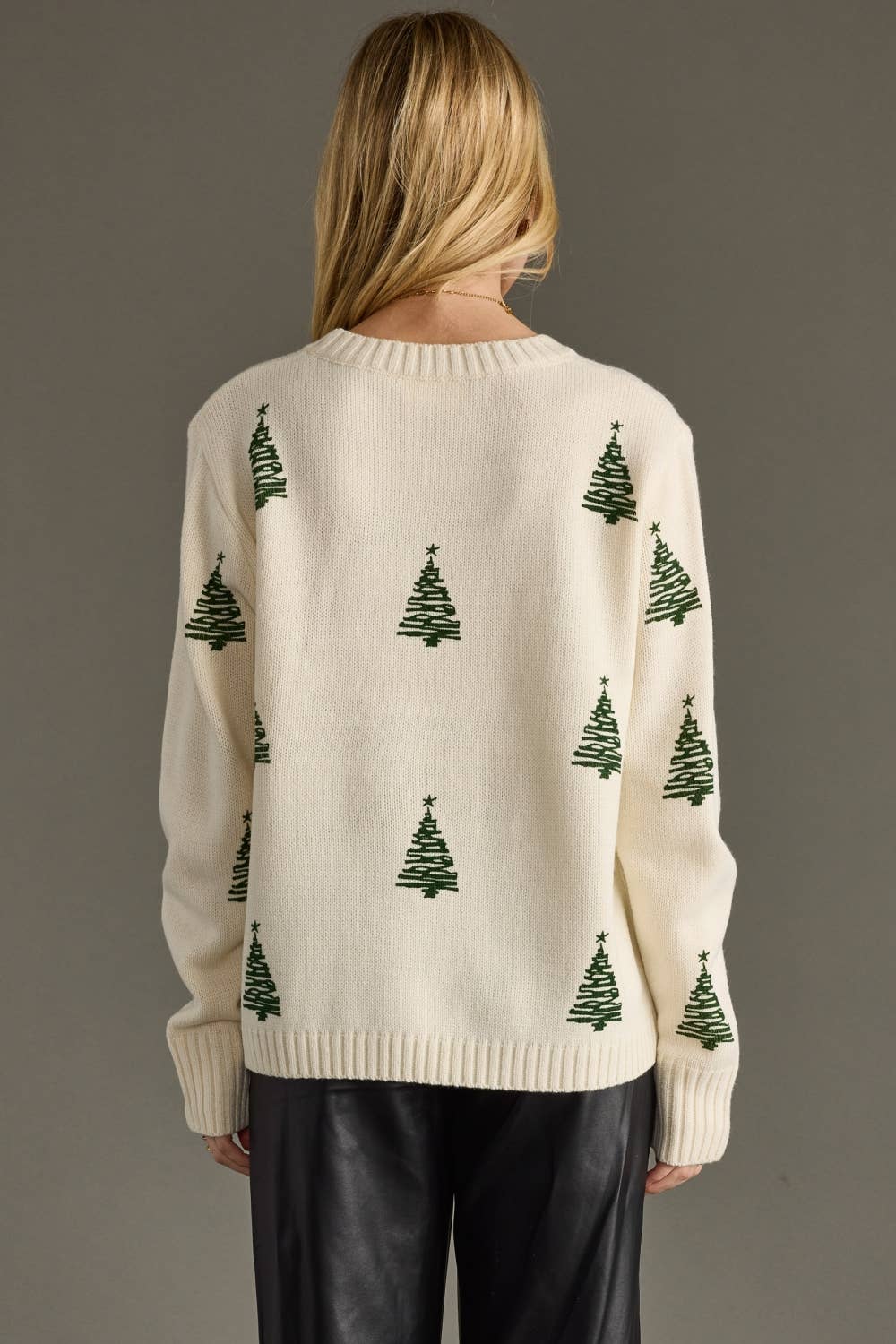 Ivory Tree Sweater
