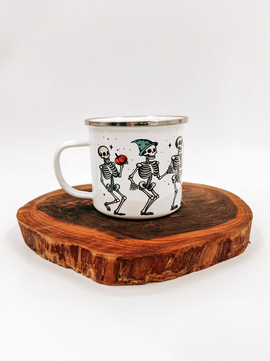 Dancing Skelly Campfire Mug