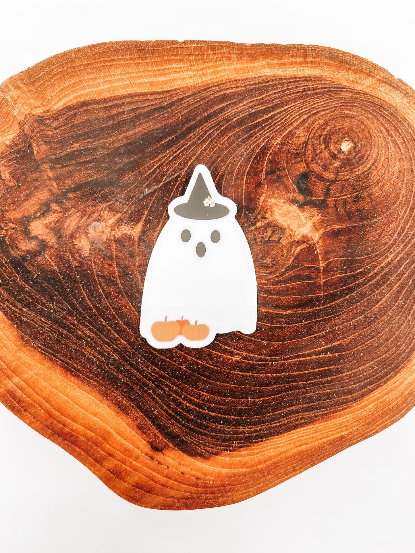 Boo the Witchy Ghost Sticker