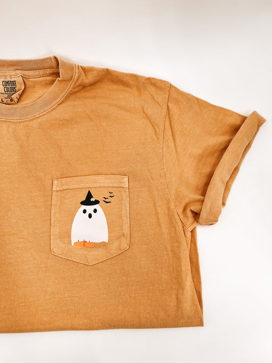 PREORDER Boo the Witchy Ghost Pocket Tee