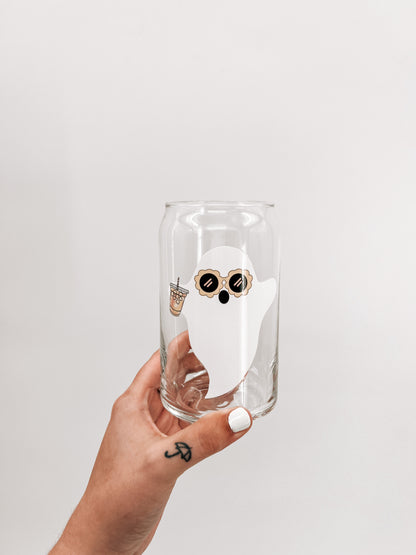 Strawberry Lemonade Boo Glass Can