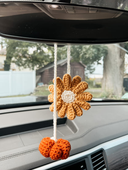 Pumpkin/Daisy Crochet Accessory