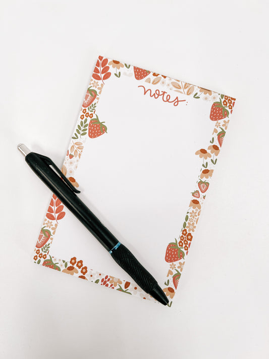 Strawberry Fields Notepad