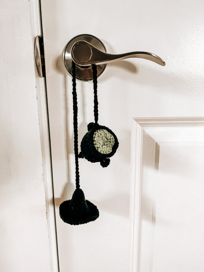 Cauldron/Witch Hat Crochet Accessory