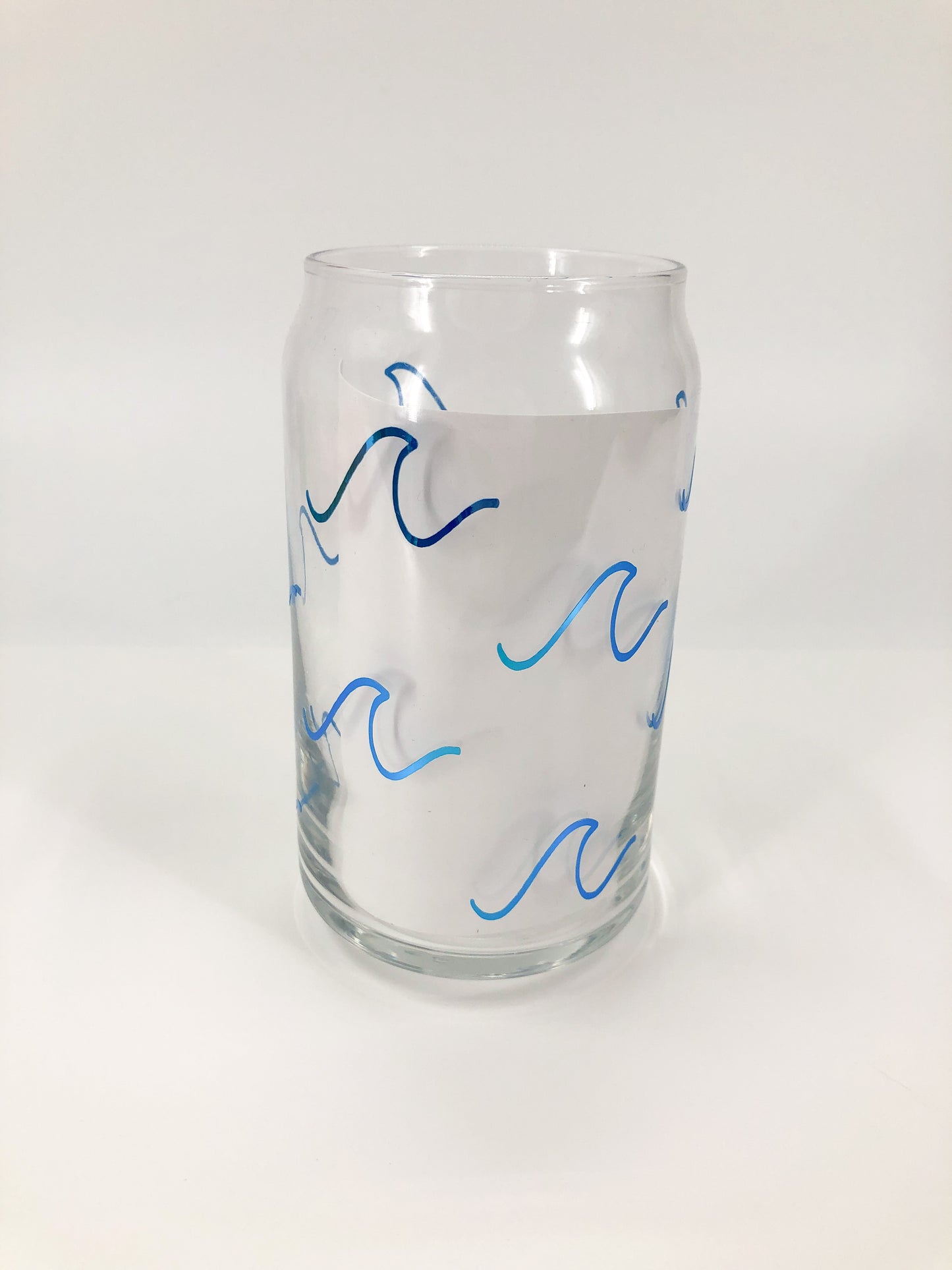 Waves Glass Can