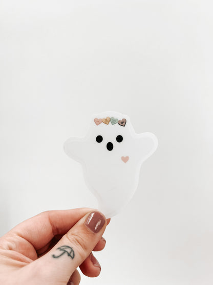 Boo the Love Ghost Sticker