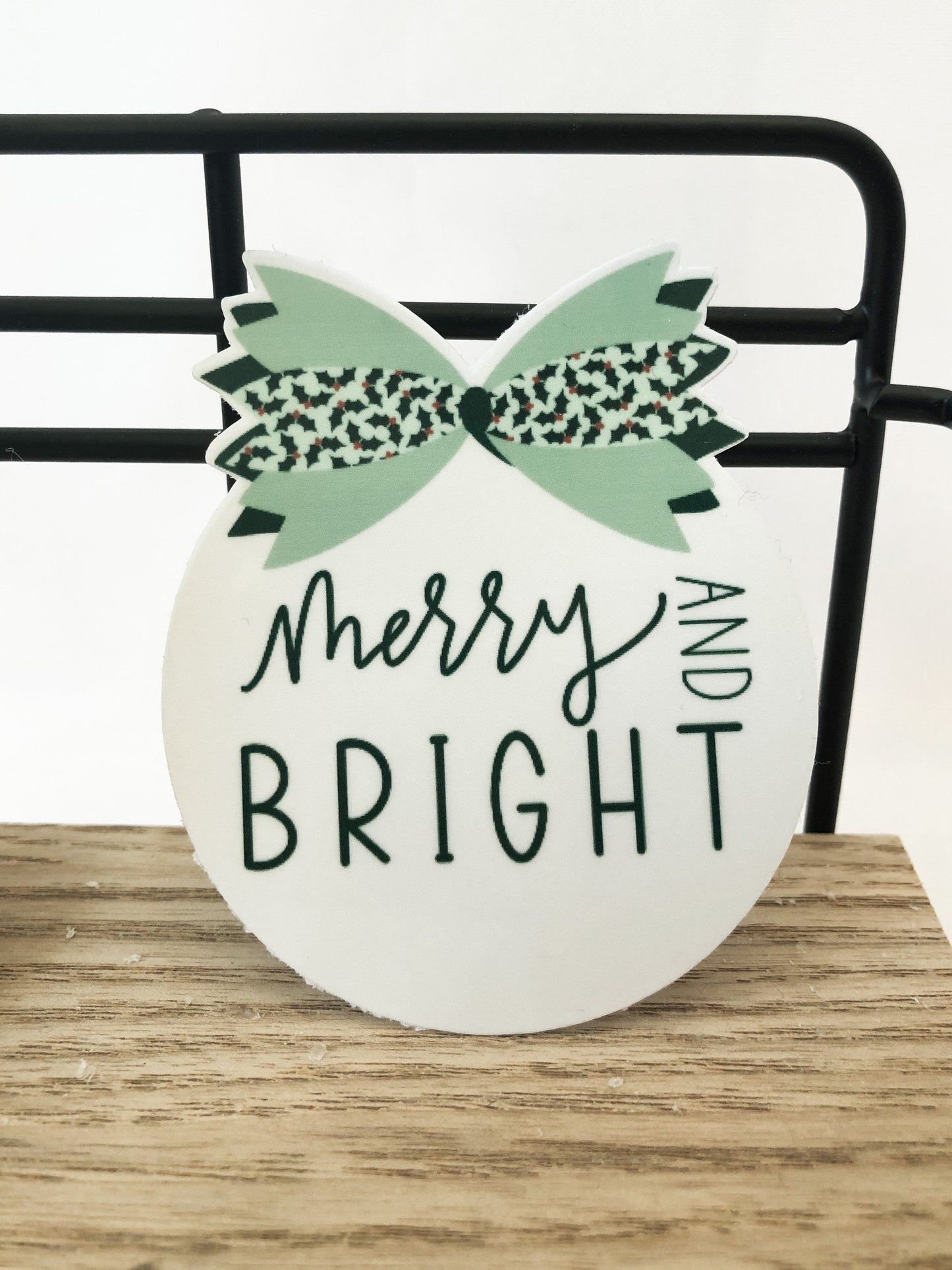 Merry and Bright Sticker