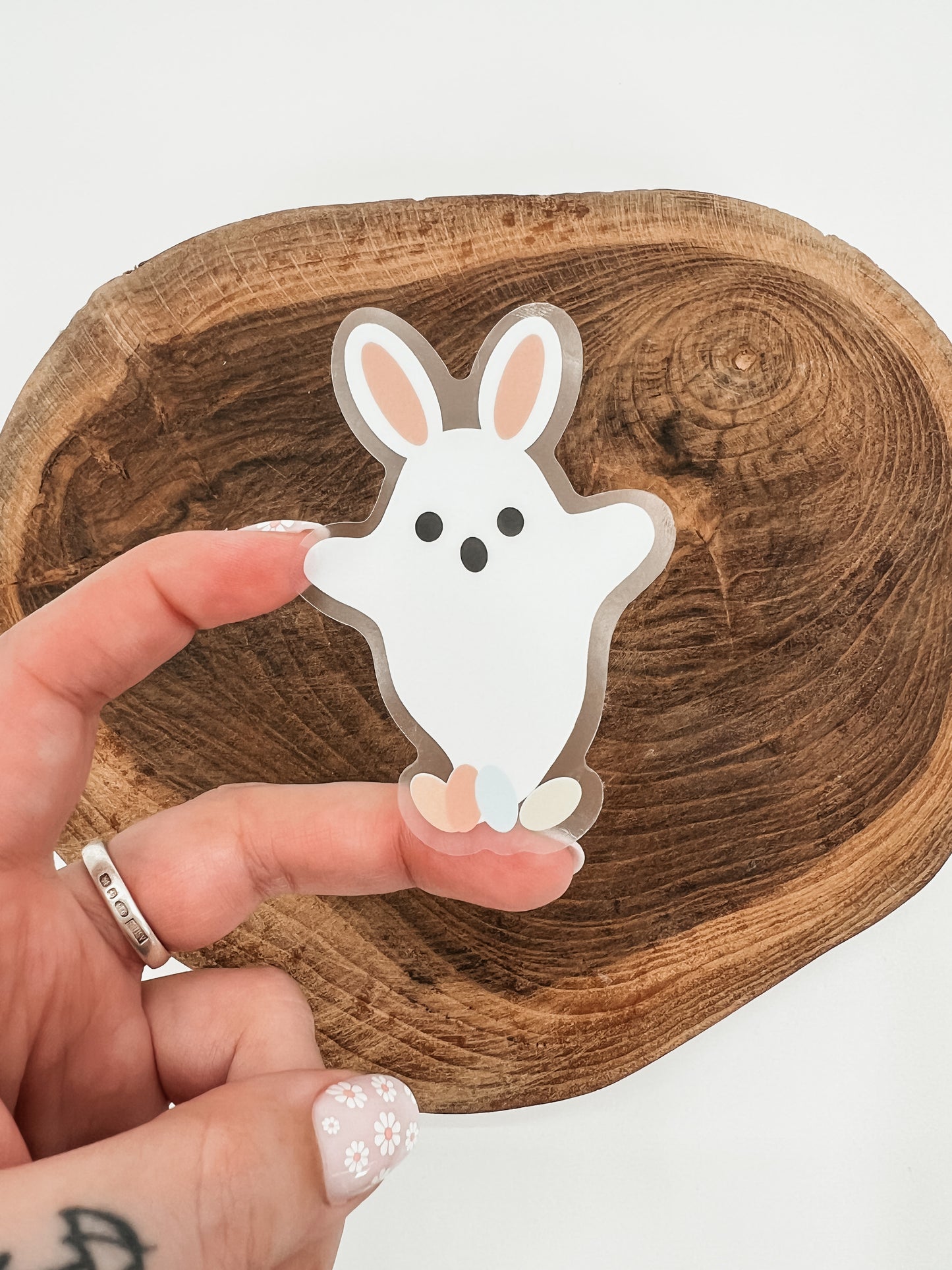 Boo the Easter Ghost Sticker