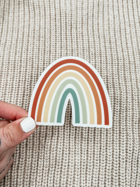 Clear Rainbow Sticker